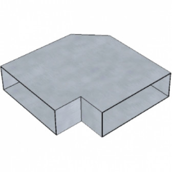 Gomito piatto 5F15/90