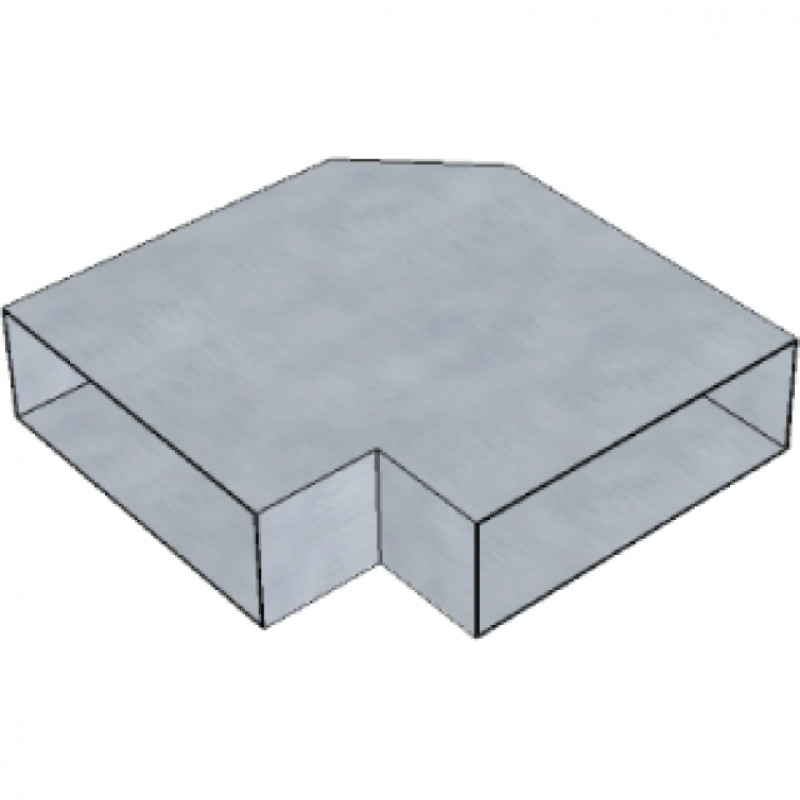 Gomito piatto 5F15/90