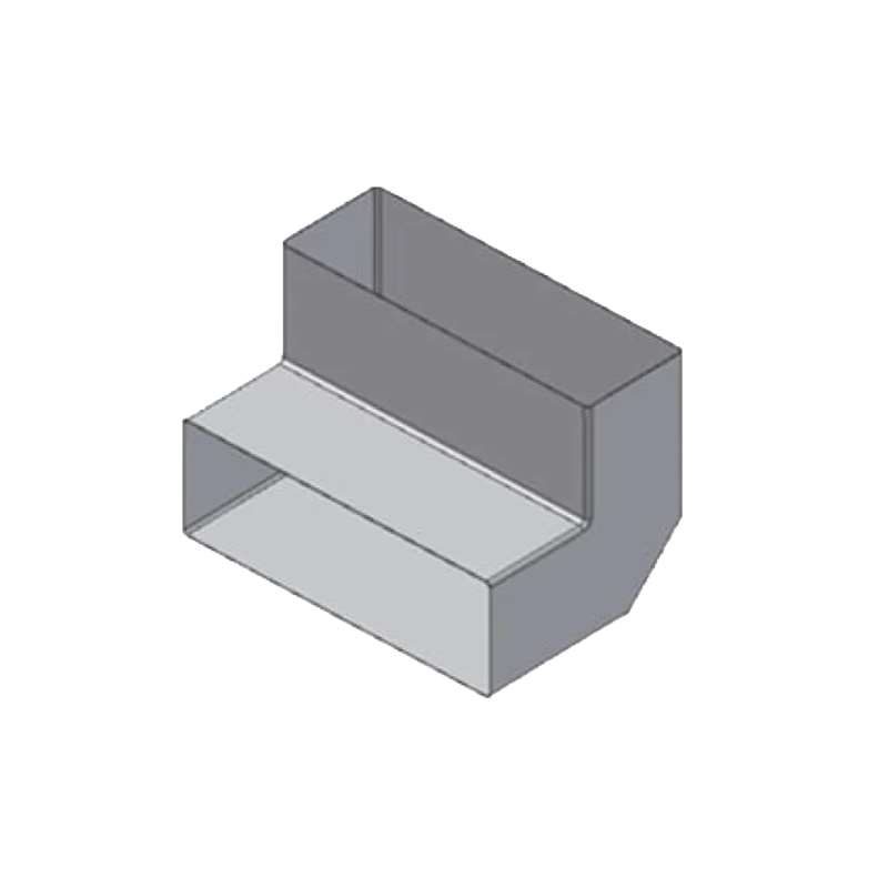 Gomito stretto 50x150, 90°
