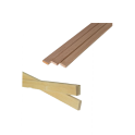 Profilo di copertura per sauna, 15 x 45 mm - 0