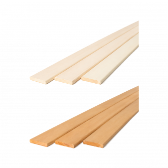Profilo di copertura per sauna, 15 x 90 mm