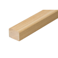 Modanatura per rivestimento sauna, 24 x 30 mm, legno di tiglio  Modanatura per rivestimento sauna, 24 x 30 mm, legno di tiglio