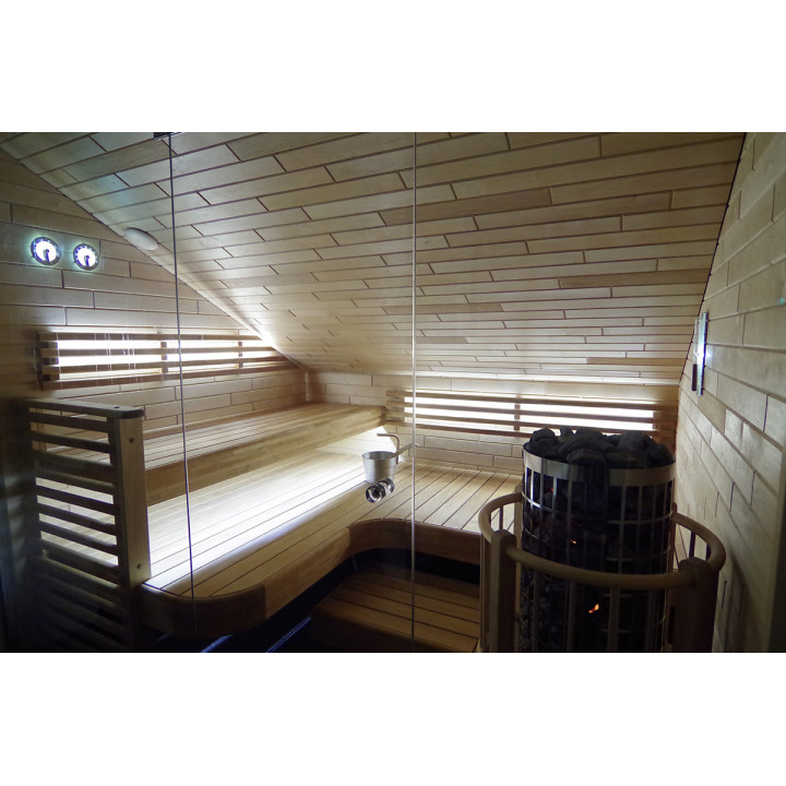 Rivestimento sauna in tiglio, classe AB
