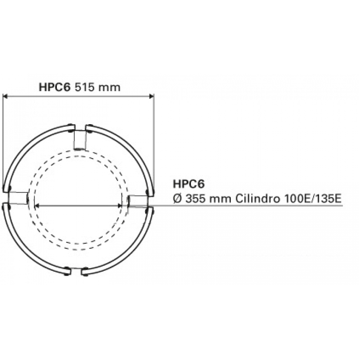 Ringhiera di sicurezza HPC6 - per riscaldatori HARVIA Cilindro