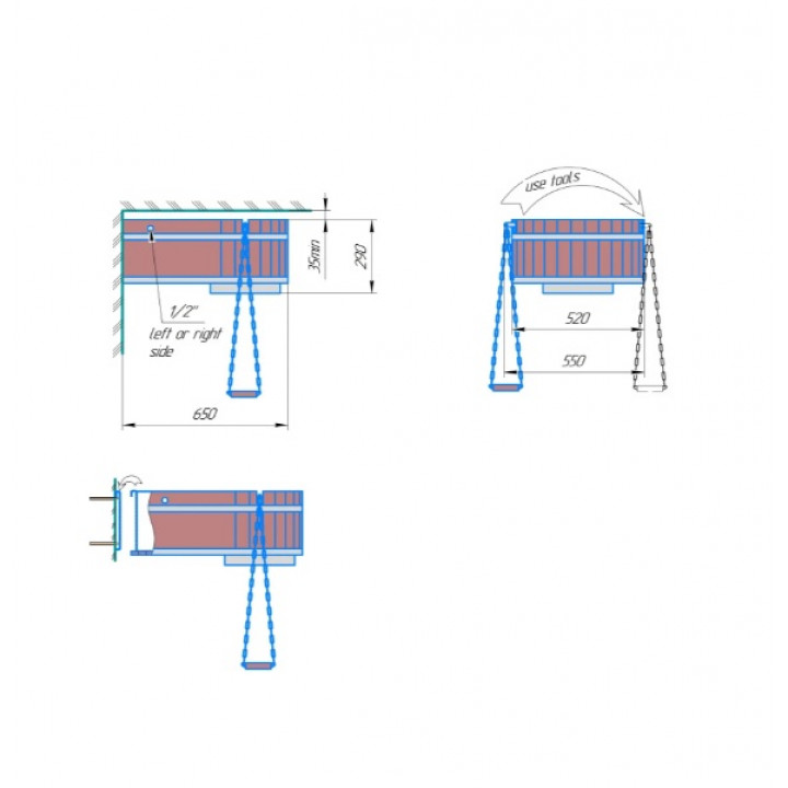 Dispositivo di versamento ICEBERG 45 l