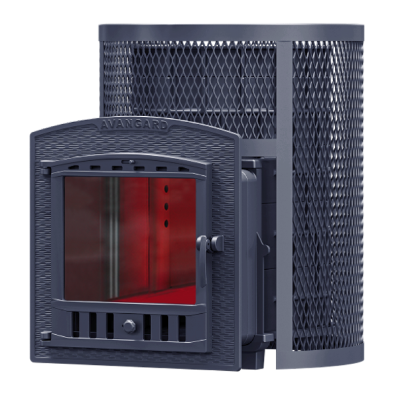 Stufa per sauna a legna GEFEST - AVANGARD 30 (P2) a griglia rotonda