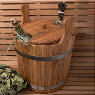 Secchio in legno per fruste, rovere 20 l