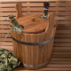 Secchio in legno per fruste, rovere 20 l