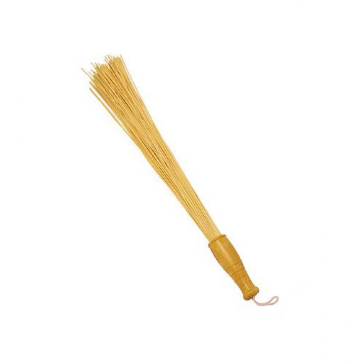 Set poggiatesta e frusta in bambù