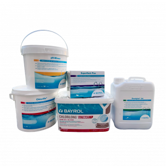 Kit di prodotti chimici BAYROL per piscine con filtro a sabbia, grande