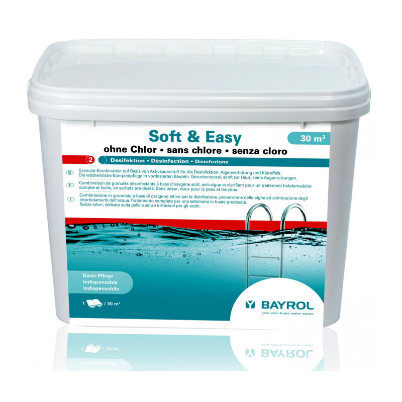 Attrezzo per la manutenzione della piscina Soft & Easy, SENZA CLORO, 5,04 kg