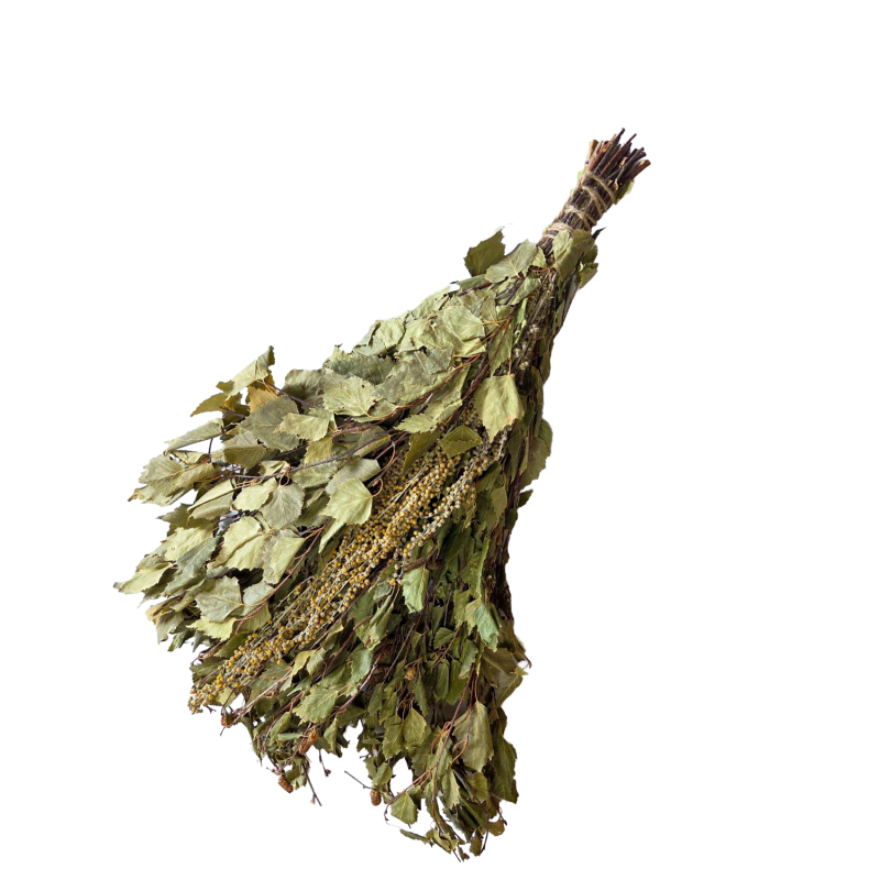 Frusta di betulla con erbe aromatiche