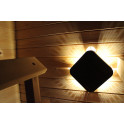 BIRRA Lampada LED per sauna, quadrata - 6 BIRRA Lampada LED per sauna, quadrata - 6