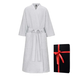 Accappatoio in confezione regalo, RENTO KENNO, grigio chiaro 