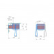 Dispositivo versatore COOLER in legno termico 35 l