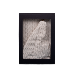 Set regalo in confezione regalo per LUI. Cappello e grembiule da sauna da uomo - LINO 