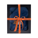 Set regalo in confezione regalo per LUI. Cappello e grembiule da sauna da uomo - BLU