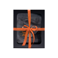 Set regalo in confezione regalo per LUI. Cappello e grembiule da sauna da uomo - GRIGIO