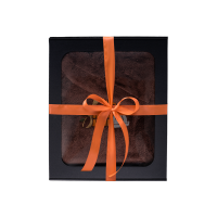 Set regalo in confezione regalo per LUI. Cappello e grembiule da sauna da uomo - MARRONE