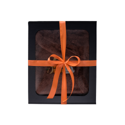 Set regalo in confezione regalo per LUI. Cappello e grembiule da sauna da uomo - MARRONE 