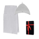 Set regalo in confezione regalo RENTO KENNO FOR HIM. Cappello e grembiule in cotone, grigio chiaro
