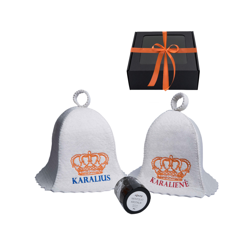 Set regalo in scatola regalo LIGHT KINGS. Tappi e cristalli di mentolo