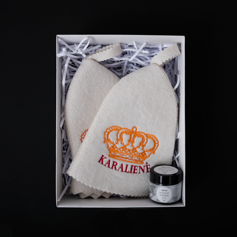 Set regalo in scatola regalo LIGHT KINGS. Tappi e cristalli di mentolo