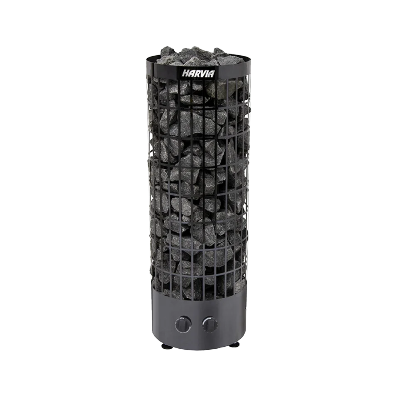 Riscaldatore elettrico per sauna - HARVIA Cilindro Black Steel PC70 6,8 kW