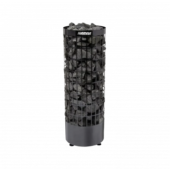 Riscaldatore elettrico per sauna - HARVIA Cilindro Black Steel PC90E 9 kW