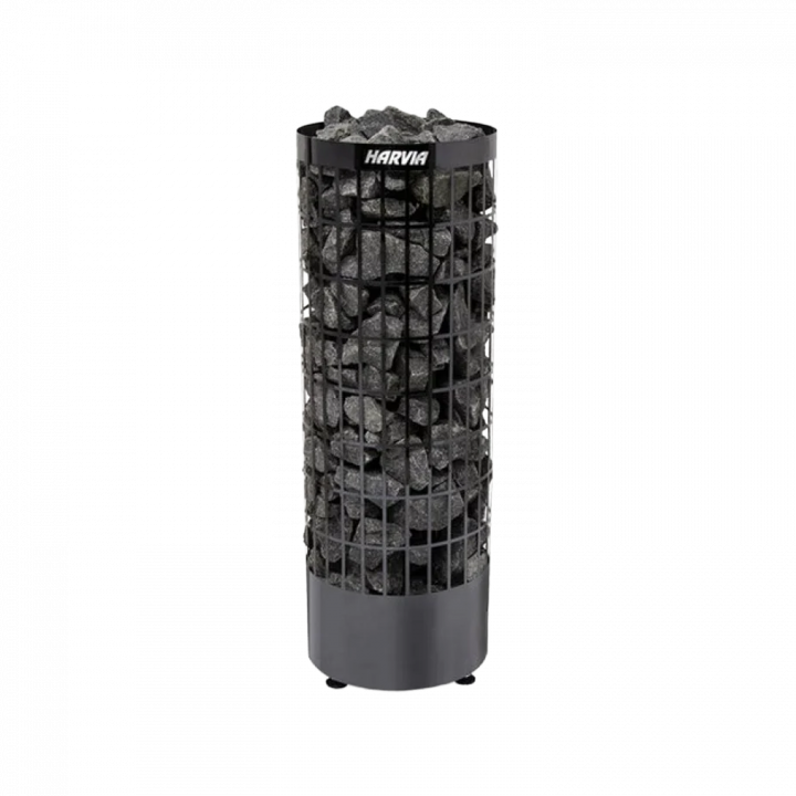 Riscaldatore elettrico per sauna - HARVIA Cilindro Black Steel PC90E 9 kW