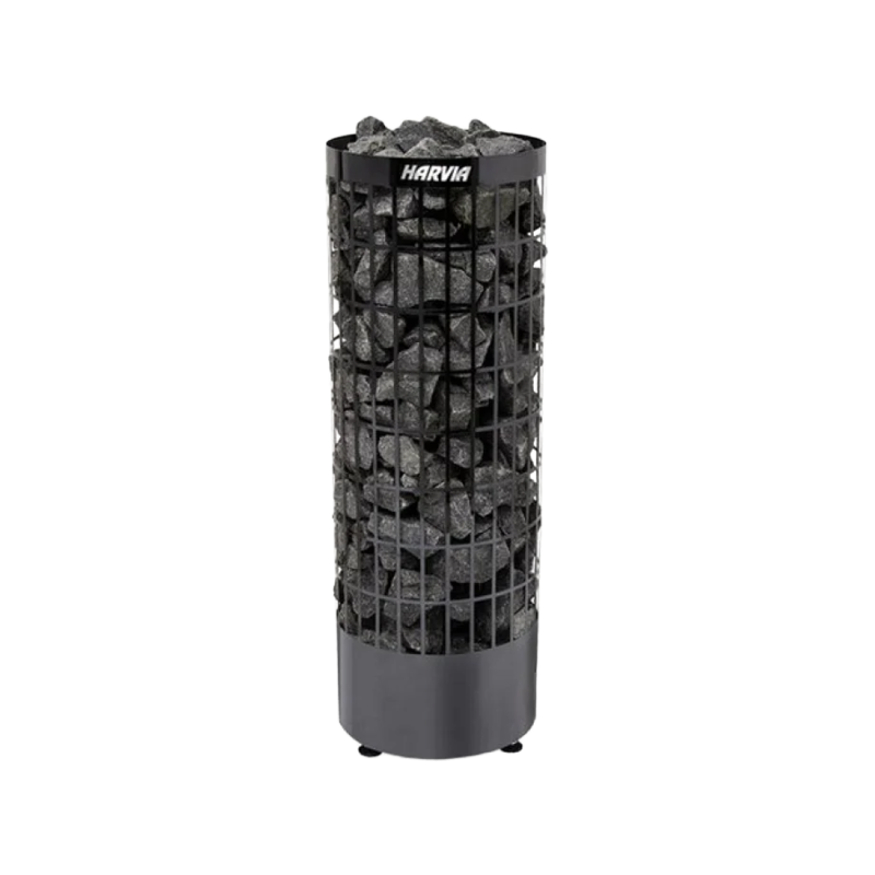 Riscaldatore elettrico per sauna - HARVIA Cilindro Black Steel PC90E 9 kW