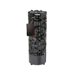 Riscaldatore elettrico per sauna - HARVIA Cilindro Black Steel PC90XE 9 kW 