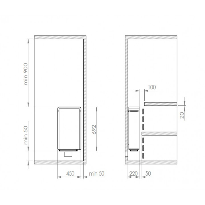 Riscaldatore elettrico per sauna - HARVIA Concept R Mini