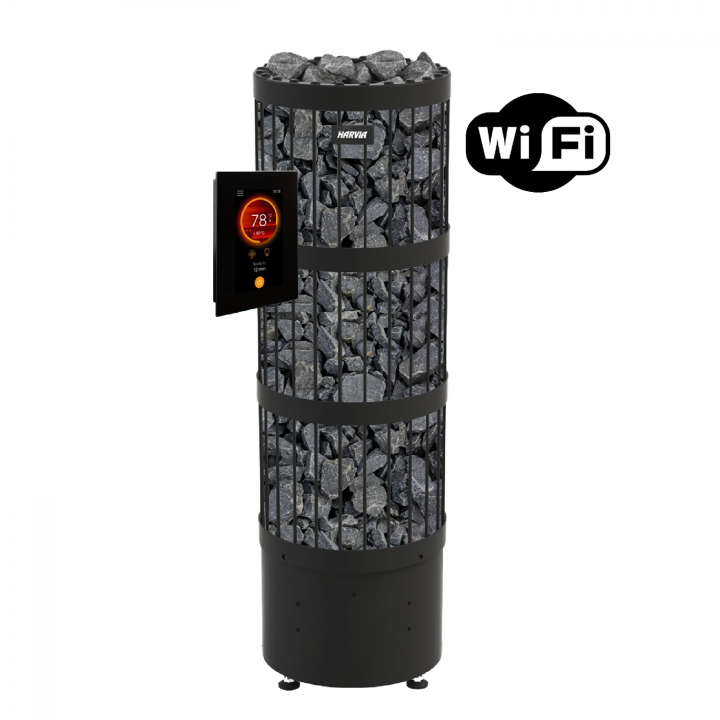 Riscaldatore elettrico per sauna - Harvia Legend PO110FC 10,8 kW WiFi nero