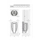 Riscaldatore elettrico per sauna - HARVIA Spirit SP60E