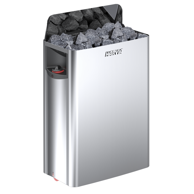 Stufa elettrica per sauna - HARVIA The Wall SW90 9,0 kW con pannello di controllo