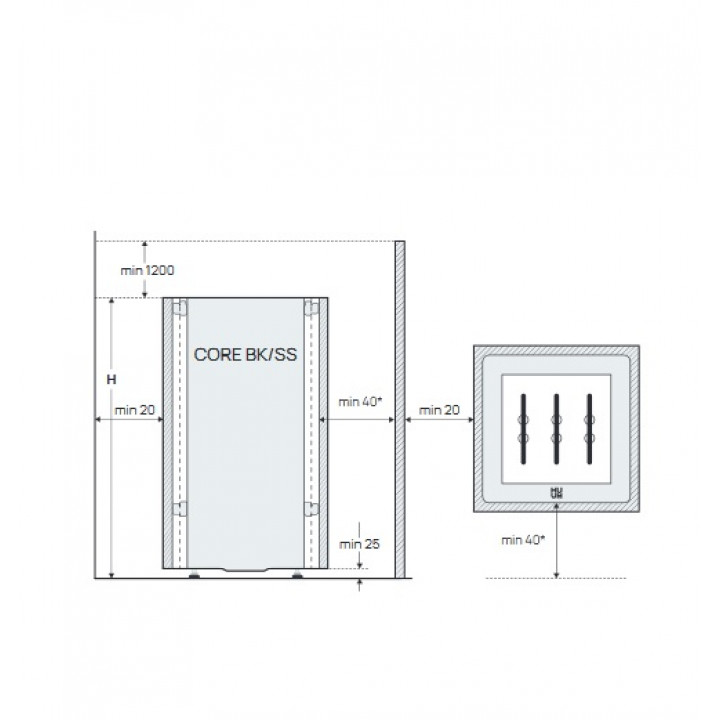 Stufa elettrica per sauna - HUUM CORE SS
