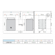 Riscaldatore elettrico per sauna - HUUM Core Wall, bianco