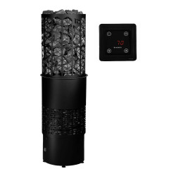 Stufa elettrica per sauna - MONDEX KAIRA, nera  Stufa elettrica per sauna - MONDEX KAIRA, nera
