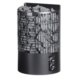 Stufa elettrica per sauna - MONDEX TENO, nera  Stufa elettrica per sauna - MONDEX TENO, nera