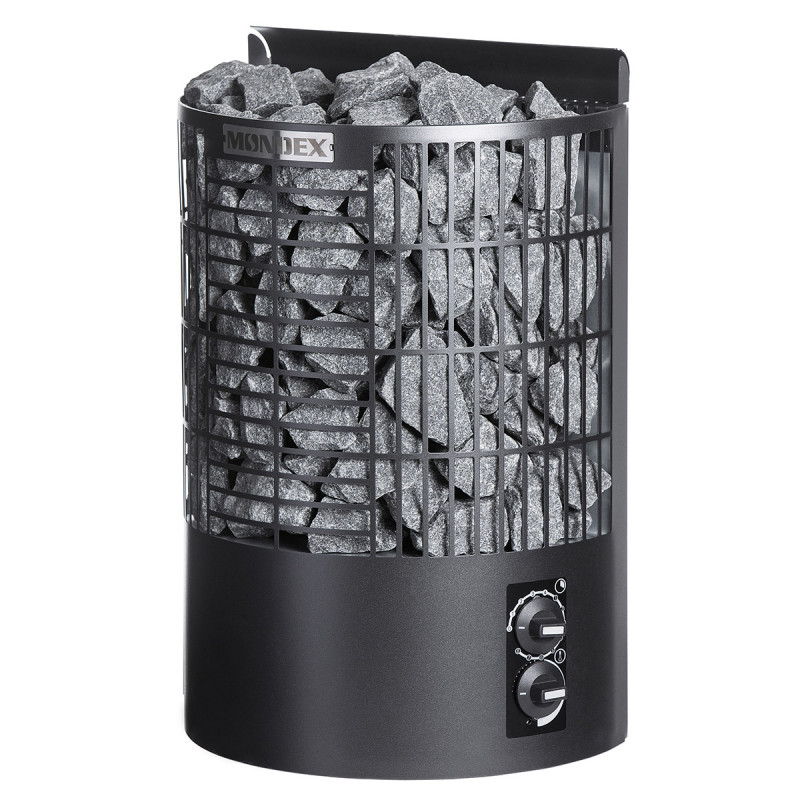 Stufa elettrica per sauna - MONDEX TENO, nera