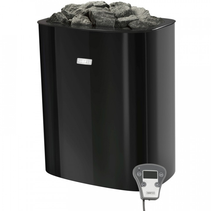 Stufa elettrica per sauna - NARVI NC Electric, nera 9 kW