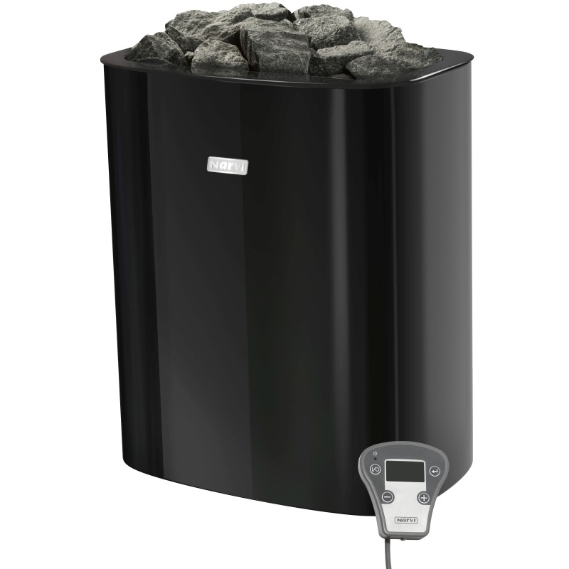 Stufa elettrica per sauna - NARVI NC Electric, nero 6 kW