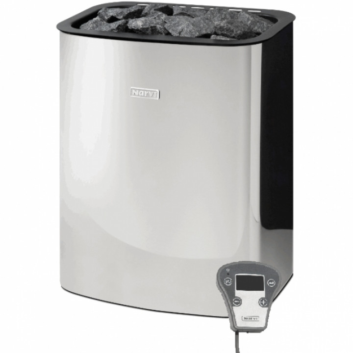 Stufa elettrica per sauna - NARVI NC Electric, acciaio inox 6 kW