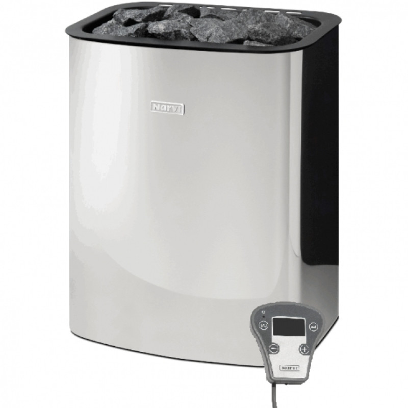 Stufa elettrica per sauna - NARVI NC Electric, acciaio inox 6 kW