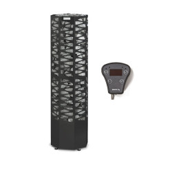 Stufa elettrica per sauna - NARVI SMOOTH 10,5 kW, nera 