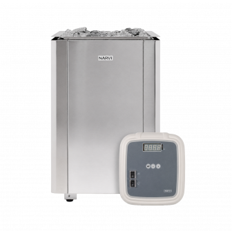 Riscaldatore elettrico per sauna - Narvi Ultra, con unità di controllo
