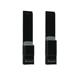 Stufa elettrica per sauna - SAUNUM Experience Nero F 