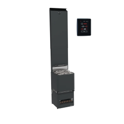Riscaldatore elettrico per sauna - SAUNUM Pro Experience con pannello di controllo 