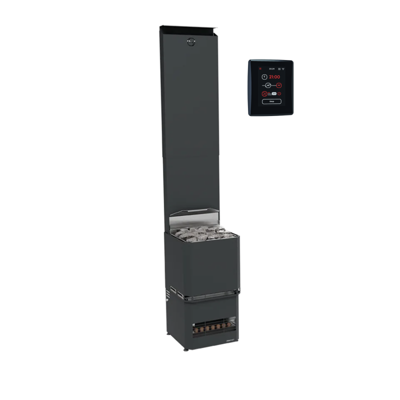 Riscaldatore elettrico per sauna - SAUNUM Pro Experience con pannello di controllo